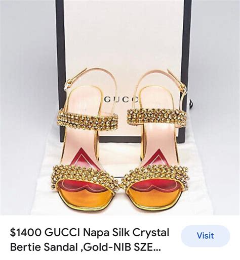 double strap gucci sandals|Gucci bertie crystal strappy sandals.